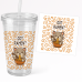 GOT RAMEN? UV DTF Sticker – Cute Cat Eating Ramen with Orange Swirls