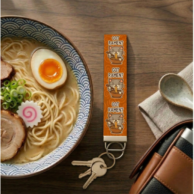 Got Ramen? Wristlet Keychain – A Fun Treat for Ramen Lovers