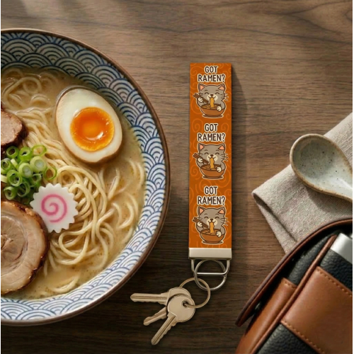 Got Ramen? Wristlet Keychain – A Fun Treat for Ramen Lovers