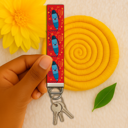 YOU HAVE PEN-TENTIAL Wristlet Keychain – Cute Stationery-Inspired Minimalist Design YOU HAVE PEN-TENTIAL Wristlet Keychain – Cute Stationery-Inspired Minimalist Design