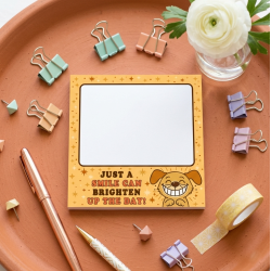 Just a Smile Can Brighten Up the Day Mini Memo Pad