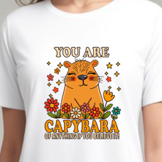 You Are Capabara of Anything! – Cute Capybara-Inspired Affirmation T-shirt
