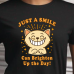 Just A Smile Can Brighten Up The Day – Smiling Cat T-Shirt