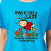 Wing It Like A Lady – Cute Ladybug Confidence T-Shirt