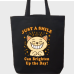 Just A Smile Can Brighten Up The Day – Smiling Cat Tote Bag