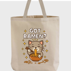 Got Ramen? Cute Cat Ramen Tote Bag