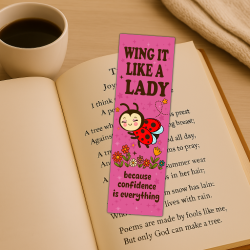 Wing It Like a Lady Bookmark